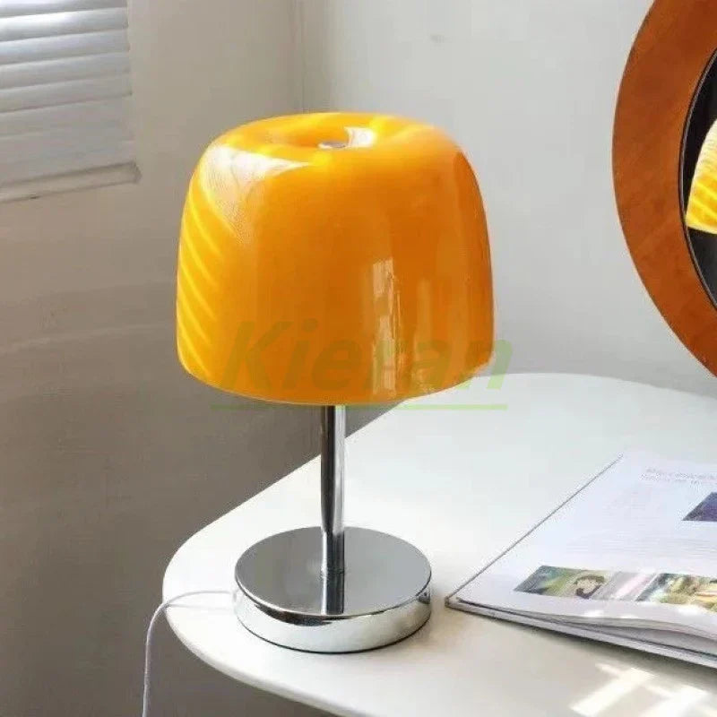 Nordic Cream Cake LED Table Lamp for Bedroom Study Dining Room Living Room