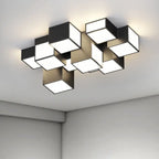 Square LED Chandeliers: Modern Home Indoor Lighting Fixtures for Living, Bedroom, Dining Room