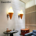 Modern LED Ice Cream Wall Sconce for Home Decor & Cafe Lighting