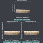 Retro Hanging Chain Chandelier for Restaurant Decor