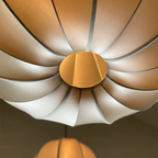 Danish Pendant Light Minimalist Lantern Ufo Lampshade Rustic Fabric Lamp