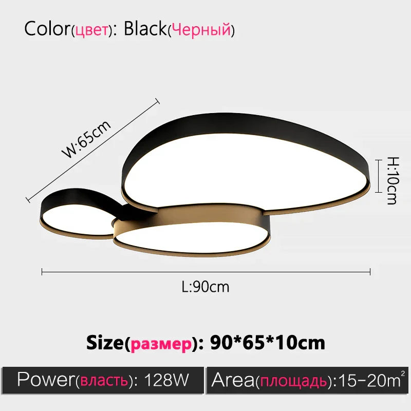 Modern LED Ceiling Lamp for Living Room Bedroom Dining Room