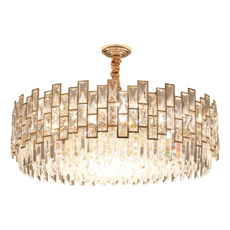 Crystal Chandelier: Postmodern Light Luxury for Living Room, Bedroom, Kitchen.