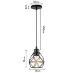 Industrial Loft Pendant LED Ceiling Light for Home Living Room Kitchen Decor