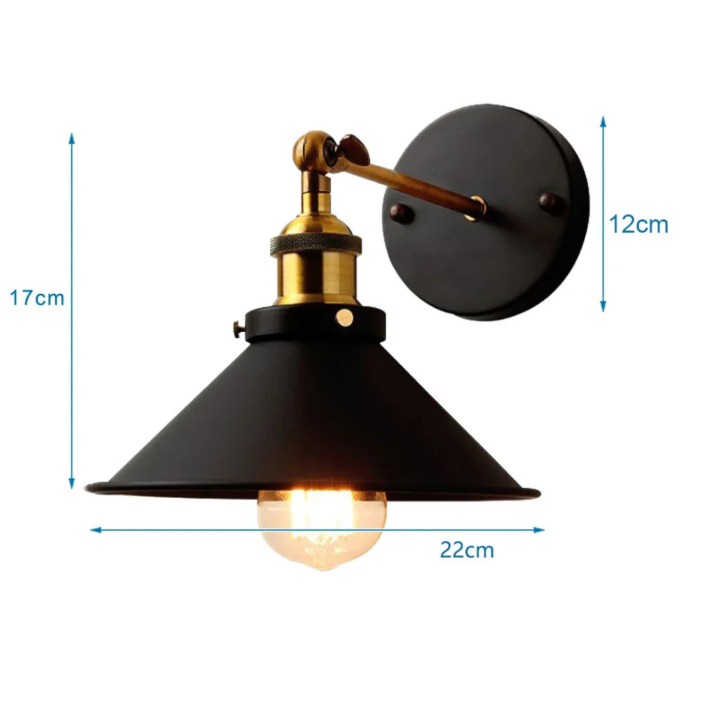 Retro Industrial Pendant Ceiling Lamp E27 LED Chandelier Loft Light for Home Living Room