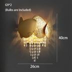 Crystal Tassels LED Pendant Chandelier - Modern Luxury Home Decor