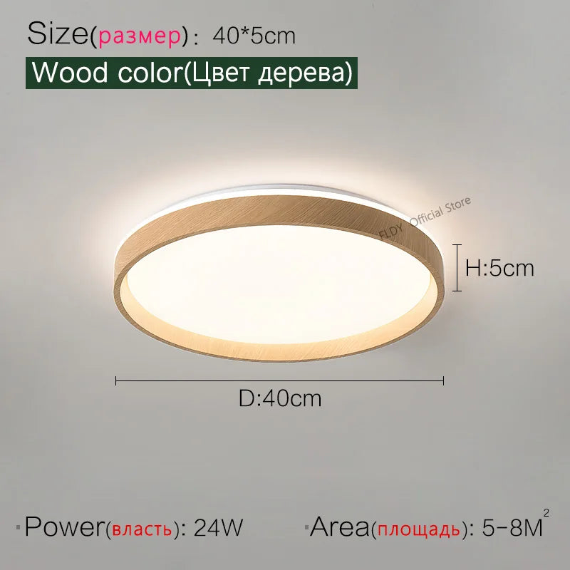 LED Ceiling Lamp: Simple Modern Round Study Bedroom Balcony Light