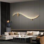 Modern Brass LED Wall Lamp, Nordic Copper Interior Light for Living Room, Bedroom, Stairs