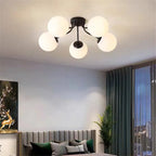 Glass Bubble LED Ceiling Light for Living Room Kitchen Bedroom