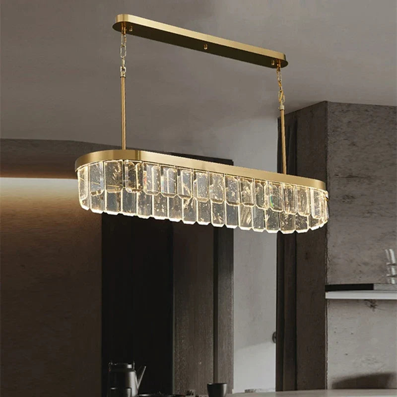 Cloud Mist Crystal Chandelier for Home Hotel Stainless Steel Pendant Lamp