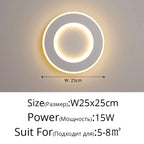 Modern Touch Sensor LED Wall Lamps for Indoor Lighting