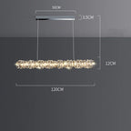 Luxury Crystal Pendant Light for Dining Room, Bar, and Restaurant