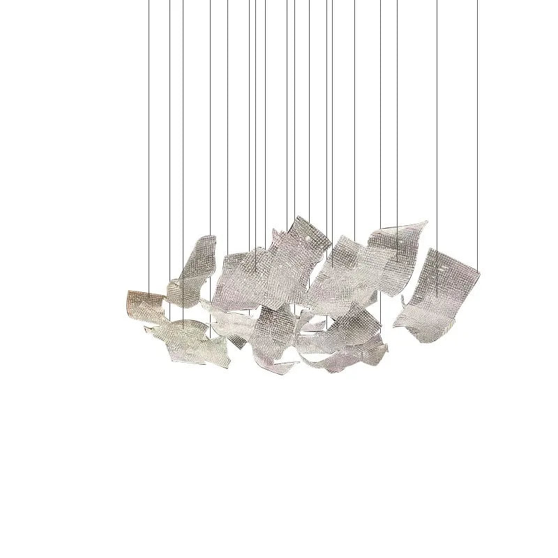 Modern Art Irregular Chandelier: Nordic Design, LED Lights, Customizable for Hotels