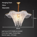 Modern Butterfly Crystal Chandelier Light for Living Room, Dimmable Home Lighting