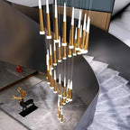 Nordic Stair Chandelier Living Dining Room Pendant Ceiling Light Indoor Lighting