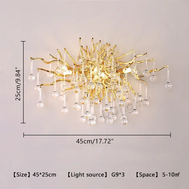 Luxury Crystal Ceiling Chandelier for Modern Living, Dining, Bedroom, and Hotel Hall Decor