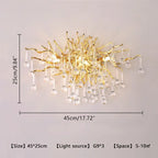 Luxury Crystal Ceiling Chandelier for Modern Living, Dining, Bedroom, and Hotel Hall Decor