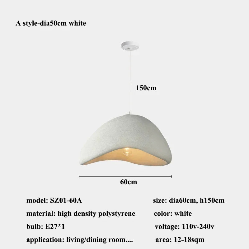 Wabi-sabi Pendant Light for Home Decor, Modern Chandelier for Living Room, Bedroom, Dining Area