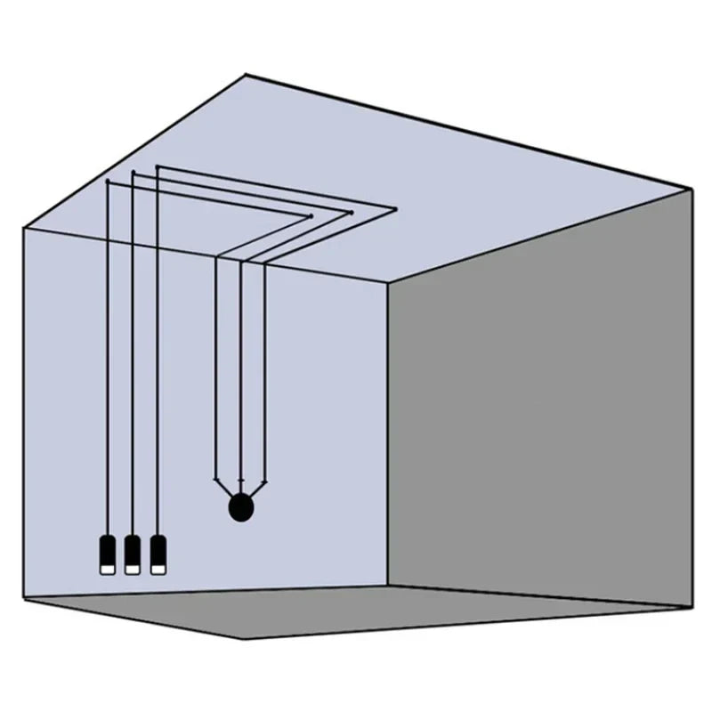 LED Black Vintage Wall Lamp for Modern Living Room and Kitchen