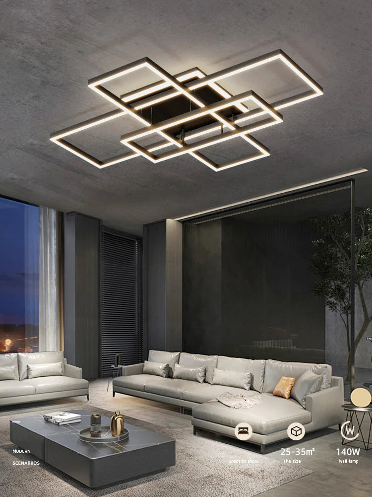 Modern Nordic Ceiling Lamp Living Room Lighting Combination