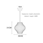 Scandinavian Japanese Chandelier Pendant Lamp Staircase Dining Hall Bar Lighting