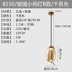 BROKIS Knot Glass Pendant Chandelier Luminaria Deco Bedside Lamp