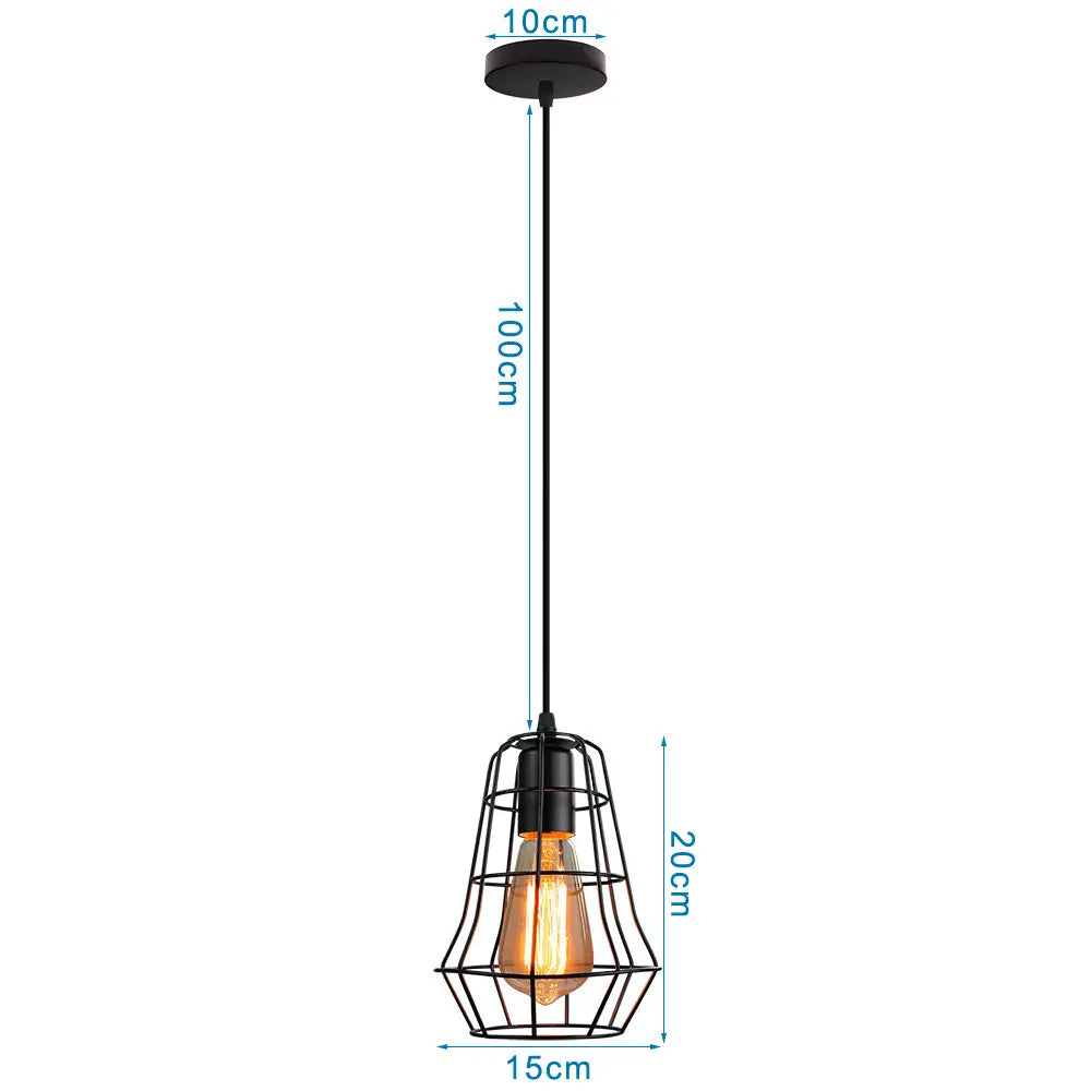Industrial Loft Pendant LED Ceiling Light for Home Living Room Kitchen Decor