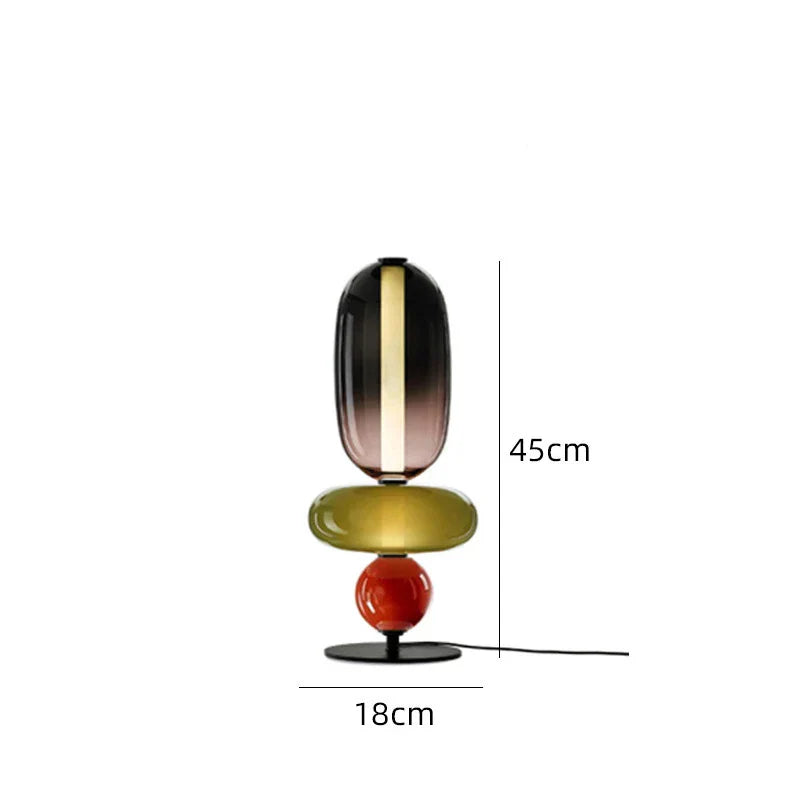 Stained Glass Floor Lamp | Luxury Minimalist Design | Perfect for Bedroom, Living Room