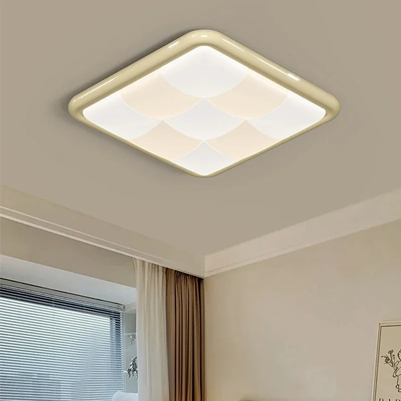 Cream Style LED Ceiling Lights - Modern, Simple, Atmospheric Lighting for Home