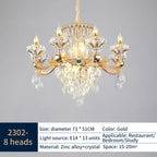 Crystal Chandelier: Elegant Lighting for Living Room, Dining Room, Bedroom, and Hotel