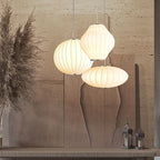 Silk Ball Pendant Lamp for Home, Shop, and Bar Decor