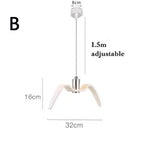 Seagull Design LED Chandelier for Bar/Kitchen Creative Bird Ceiling Light