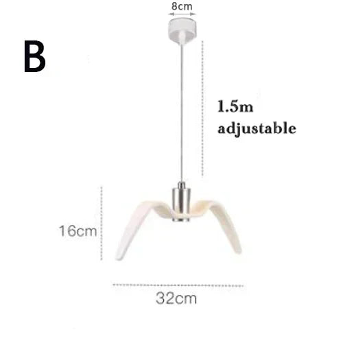 Seagull Design LED Chandelier for Bar/Kitchen Creative Bird Ceiling Light