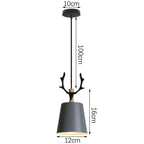 LED E27 Pendant Light: Modern Nordic Industrial Hanging Lamp for Home Decor