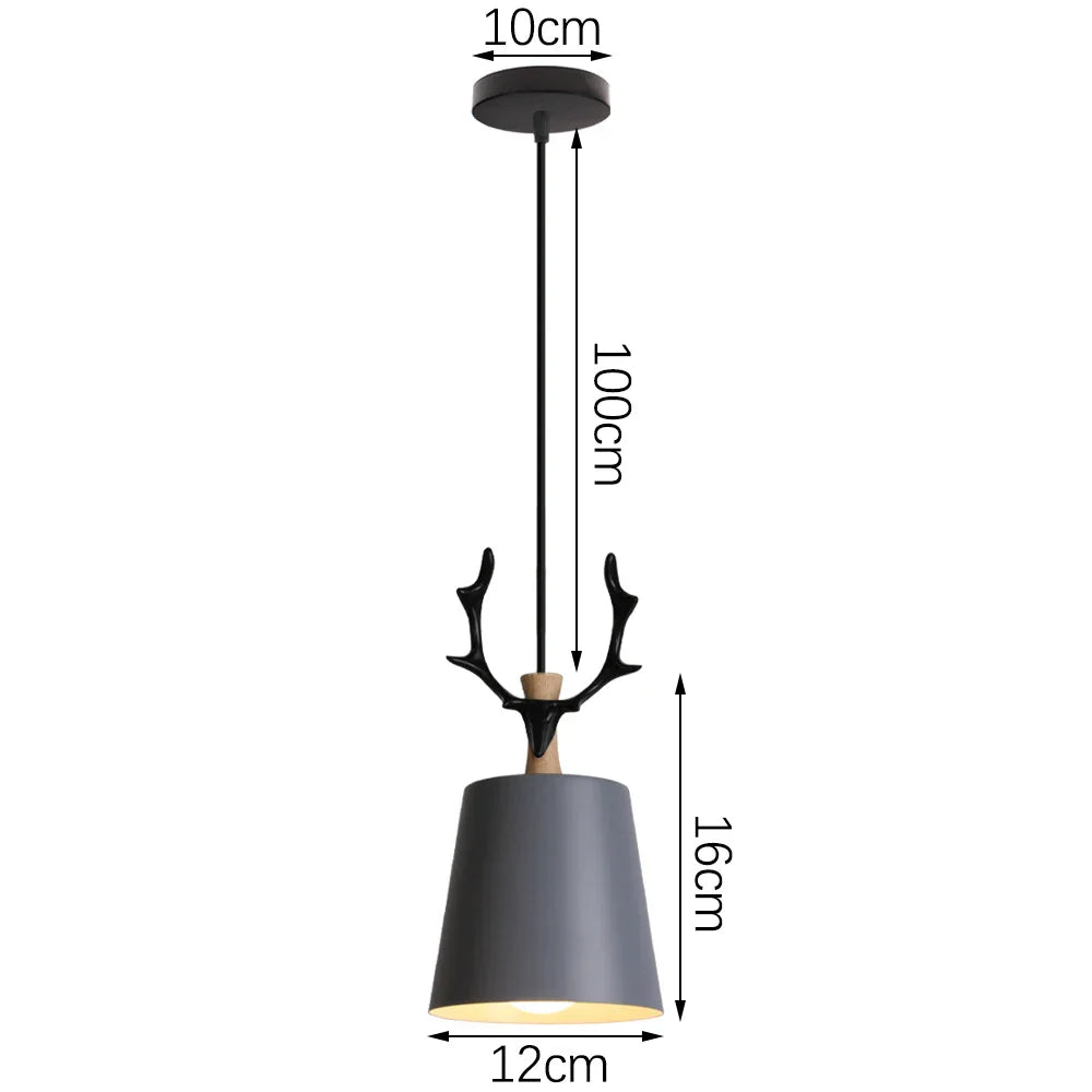 LED E27 Pendant Light: Modern Nordic Industrial Hanging Lamp for Home Decor