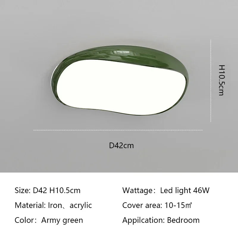 Round LED Ceiling Light: Full Spectrum Eye Protection for Home Decor & Study