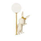 Nordic Rabbit Table Lamp: Luxury Bunny Night Light for Bedroom, Wedding & Birthday Gift