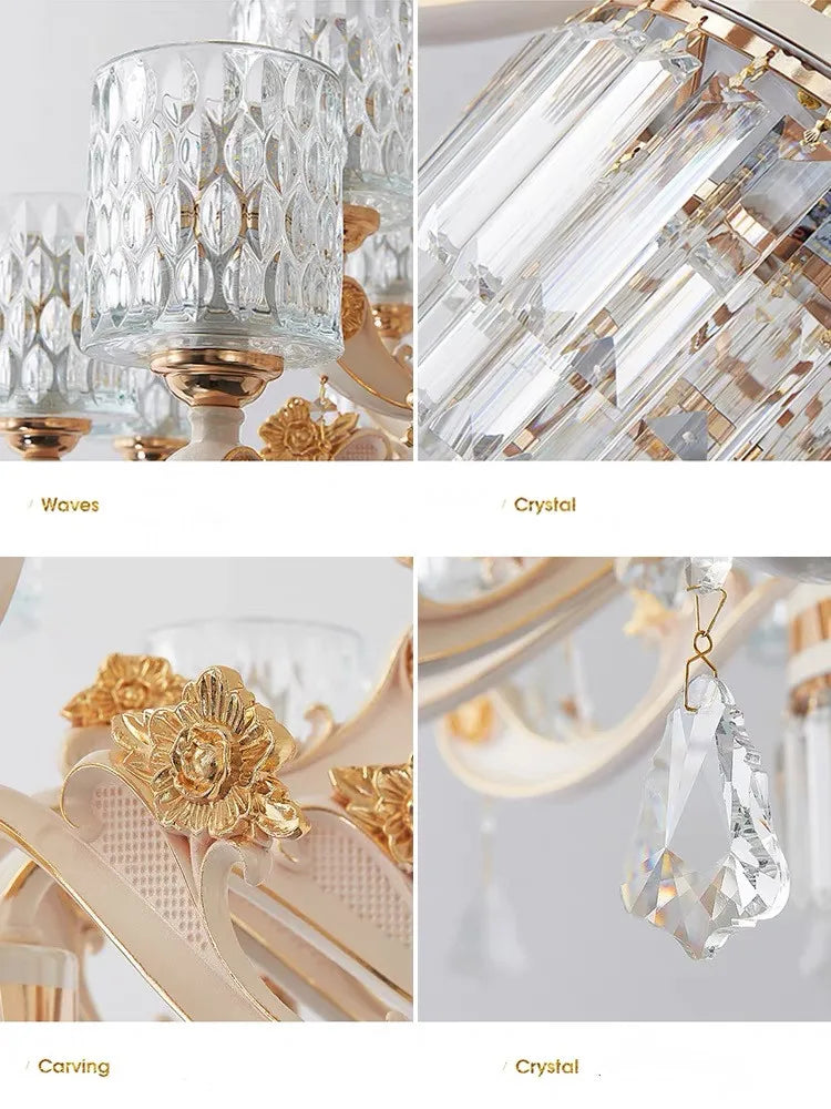 Luxury Crystal Chandeliers: Elegant LED Lighting for Home and Hotel Decor