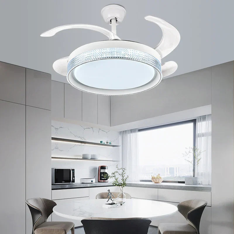 Invisible Chandelier LED Ceiling Fan with Light: High-Quality & Wholesale Price