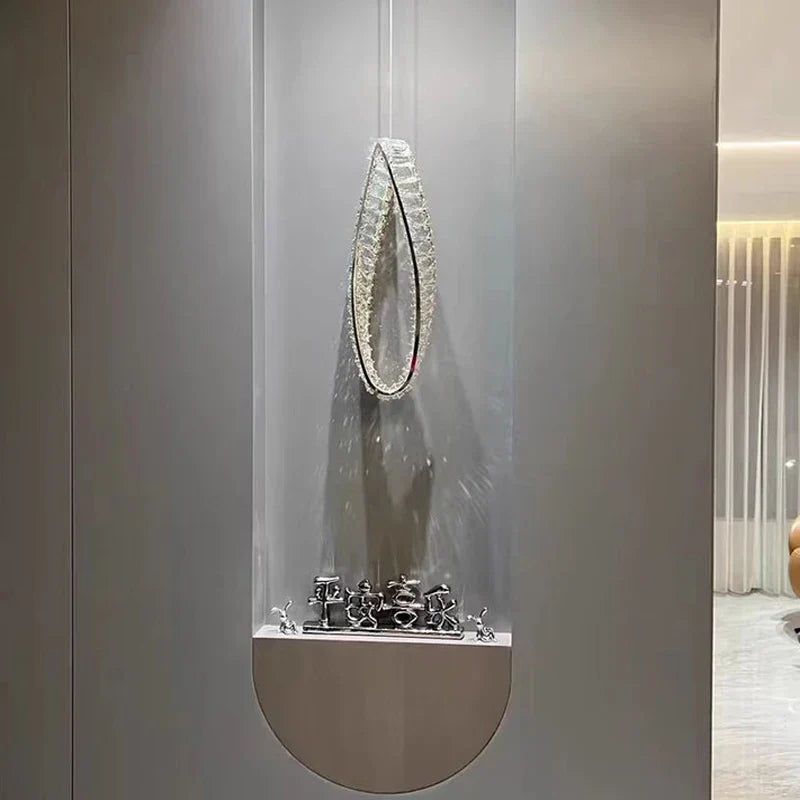 LED Crystal Chandelier for Bedroom Living Room Luxury Ceiling Light