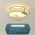 Crystal Chinese Style Ceiling Light for Living Room and Bedroom