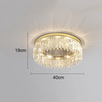 Crystal Ceiling Lamp: Modern Minimalist Light Luxury for Home Indoor Lighting