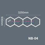 Honeycomb Hexagon LED Ceiling Light for Hair Salon & Auto Detailing