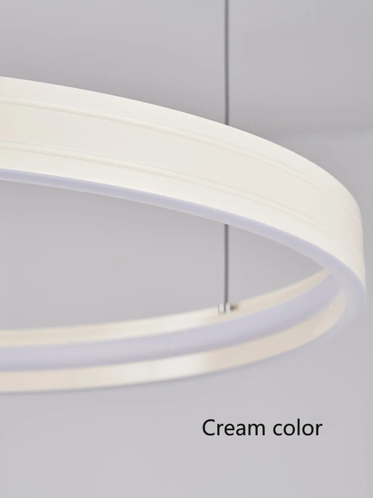 Modern Nordic Round Ceiling Chandelier Dining Bedroom Kitchen Lighting Lamps