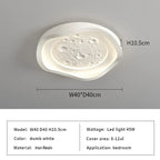 Round LED Ceiling Lamp - Simple Modern Nordic Minimalism for Living Room and Bedroom