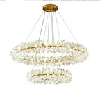 Luxury Crystal Chandelier LED Ceiling Light for Modern Living Room & Bedroom
