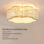 Luxury Crystal Ceiling Lights LED Chandeliers for Living Room Bedroom Lighting