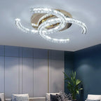 Modern LED Crystal Chandelier for Bedroom, Dining, Living Room Lighting
