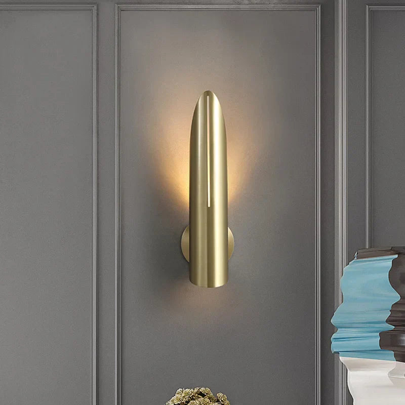 Nordic Minimalist Bullet Wall Lamp for Indoor Spaces