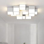 Square LED Chandeliers: Modern Home Indoor Lighting Fixtures for Living, Bedroom, Dining Room